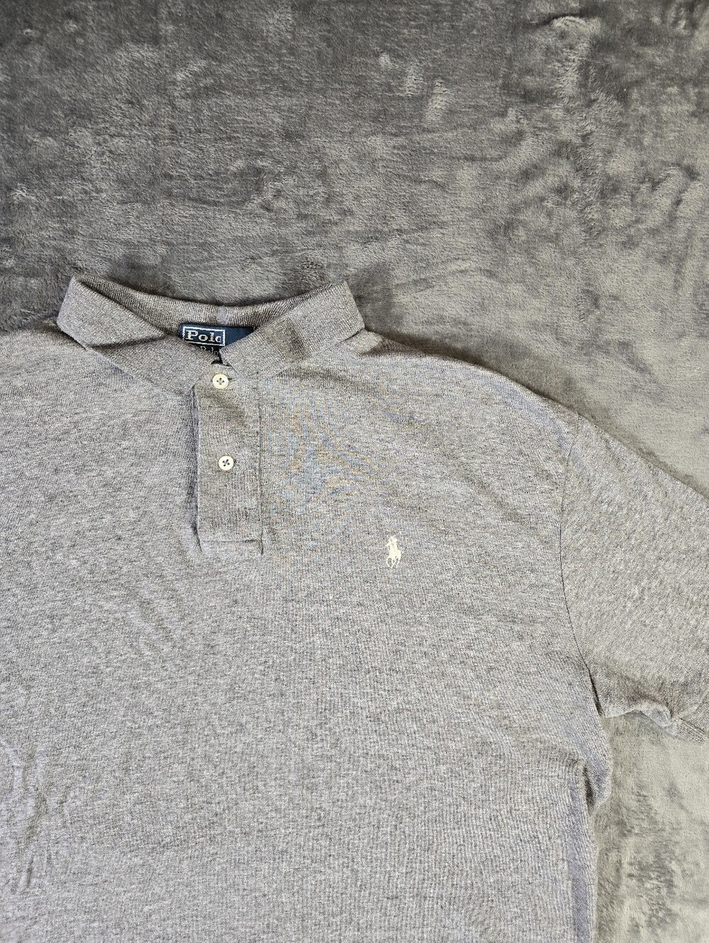 Polo Ralph Lauren Polo Shirt Size Large Gray